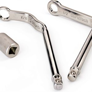 DURATECH Pro Distributor Clamp Wrench Set, SAE, 2-Piece, 1/2" & 9/16", 12 Point-0